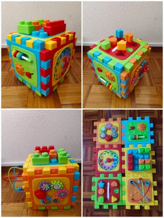 Cubo de actividades para bebés