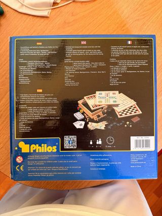 Compendio Giochi in Legno Philos 10-in-1