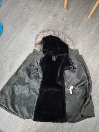 Chaqueta parka invierno mujer verde