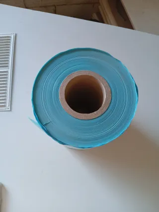 Tubería azul de agua