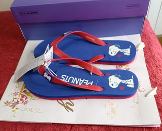 Chanclas Snoopy Azul y Rojo Talla 38 y 39