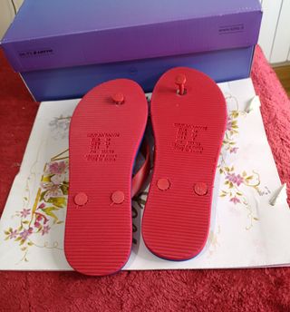 Chanclas Snoopy Azul y Rojo Talla 38 y 39