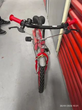 Bici infantil roja Formula Max