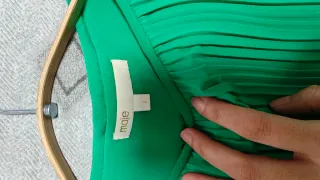 Vestido verde talla única