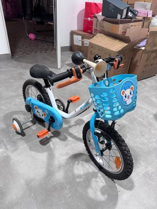 Bicicleta infantil BTWIN con ruedines