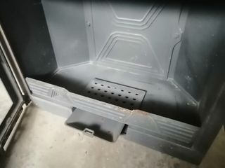 Estufa de leña de fundición negra