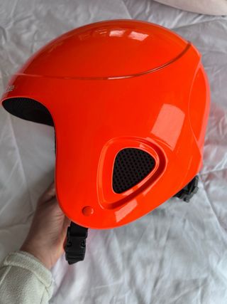 Casco de esquí infantil naranja Wedze 48-52
