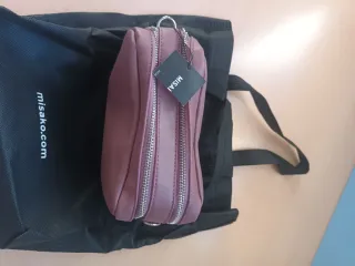 Bolso Misako rosa y negro