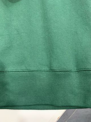 Felpa uomo Ralph Lauren verde logo rosso