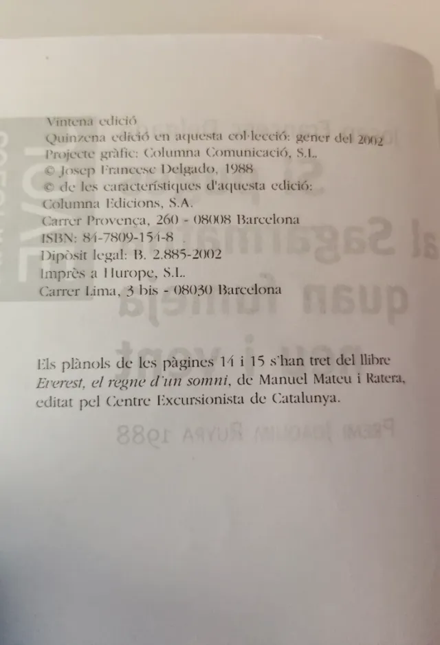 Novel·la: Si puges al Sagarmatha