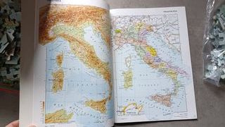 2 Puzzle Italia + Atlante NUOVI