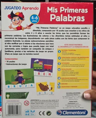 Juego Clementoni Mis Primeras Palabras