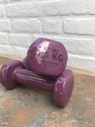 Mancuernas moradas 1.5 kg (par)