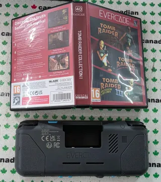 Consola Evercade EXP-R con Tomb Raider Collection