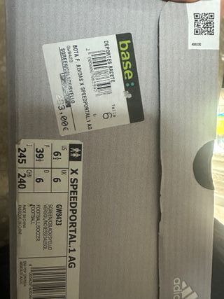 Botas fútbol Adidas X Speedportal 39 1/3 GAMA ALTA