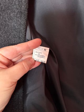 Abrigo de lana Talla XXL