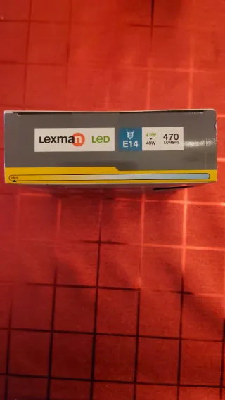 Lexman Pack 3 Bombillas LED E14 4.5W