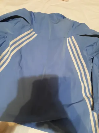 Chaqueta Adidas cremallera azul