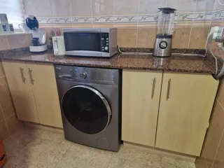 Cocina  madera y piedra