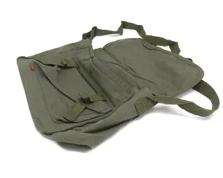 Borsa canvas verde caccia tracolla militare 82573