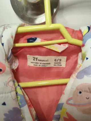 Chaleco ZY 6-9 meses espacial