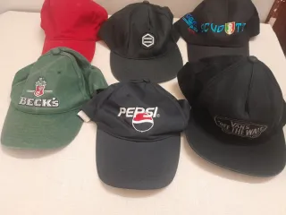 Lotto 6 Cappelli Pubblicitari Vari