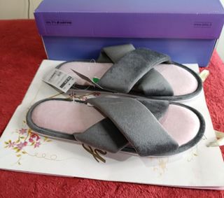 Sandalias Benetton Cruzadas Gris Talla 38