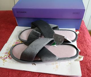 Sandalias Benetton Cruzadas Gris Talla 38