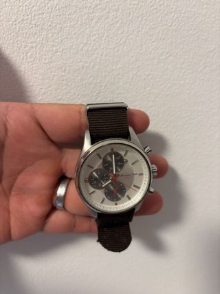 Reloj Massimo Dutti Cronógrafo Correa Marrón