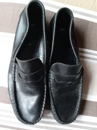 Mocasines de piel marrones