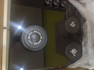 Cocina Cecotec 3 fuegos cristal negro convertible