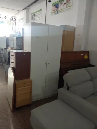 Armario blanco 2 puertas