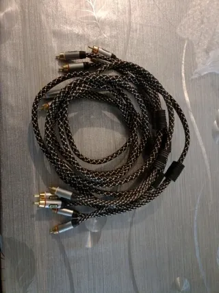 Cabos RCA Pro para Amplificador