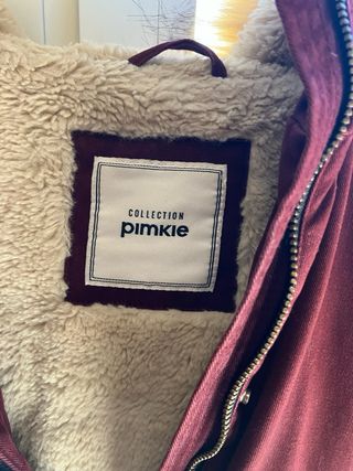 Parka mujer con capucha y pelo