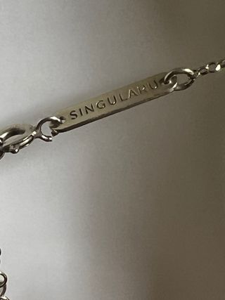 Singularu Gargantilla Plata Ley 925 Letra A