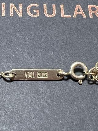 Singularu Gargantilla Plata Ley 925 Letra A