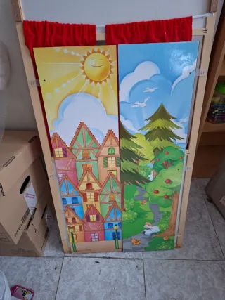 Teatro de Marionetas Wooden Theatre