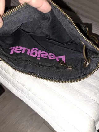 Bolso Desigual Negro y Morado