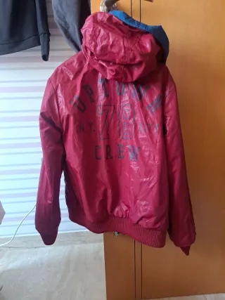 Cazadora Bomber Benetton Reversible Talla 14