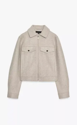 Chaqueta Zara Beige Talla M. NUEVA!