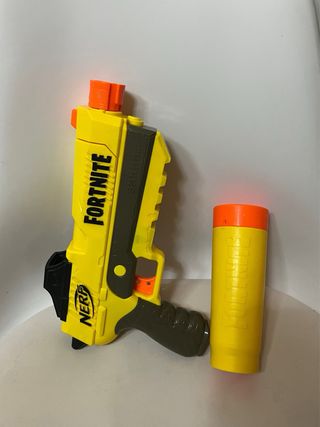 Pistola Juguete Nerf Fortnite y ecopeta nerf elite