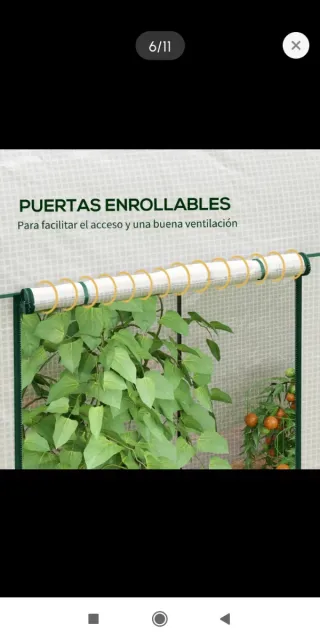 Invernadero exterior 200x100x178cm