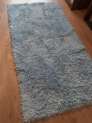 Tapete azul Loja do Gato Preto