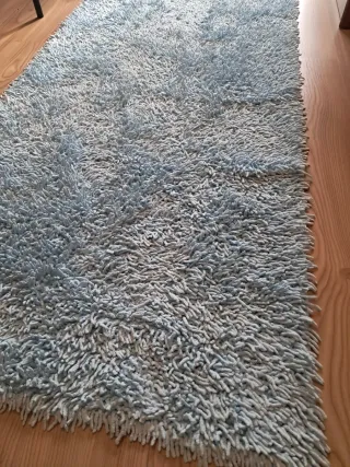 Tapete azul Loja do Gato Preto