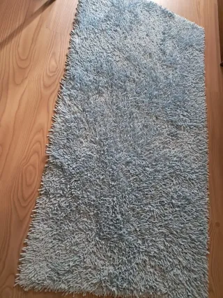 Tapete azul Loja do Gato Preto