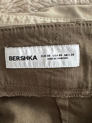 Pantalón bootcut verde