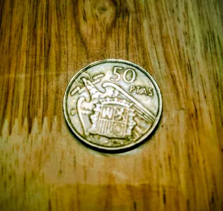 50 Pesetas España 1957 estrella 59