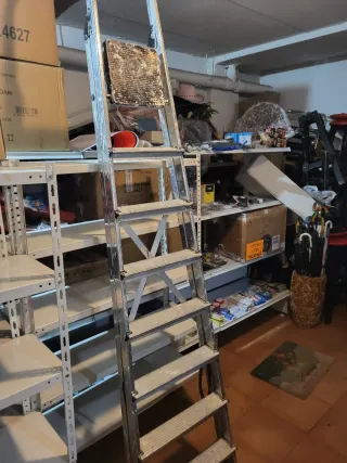 Escalera aluminio 7 peldaños