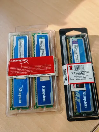 Memoria RAM DDR3 Kingston (2x)