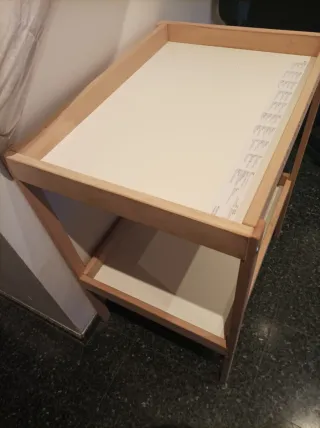 Cambiador bebé con accesorios y ampliación